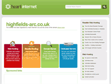 Tablet Screenshot of highfields-arc.co.uk